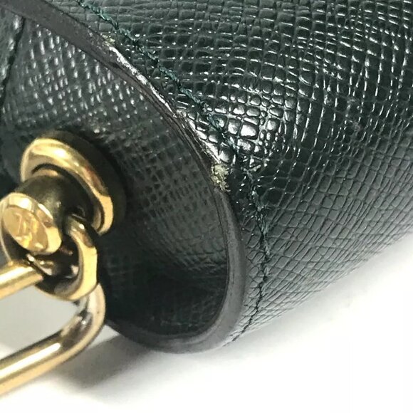 LOUIS VUITTON M30184 Taiga Baikal Bag Clutch Bag Pouch Green/GoldHardware - Picture 16 of 16